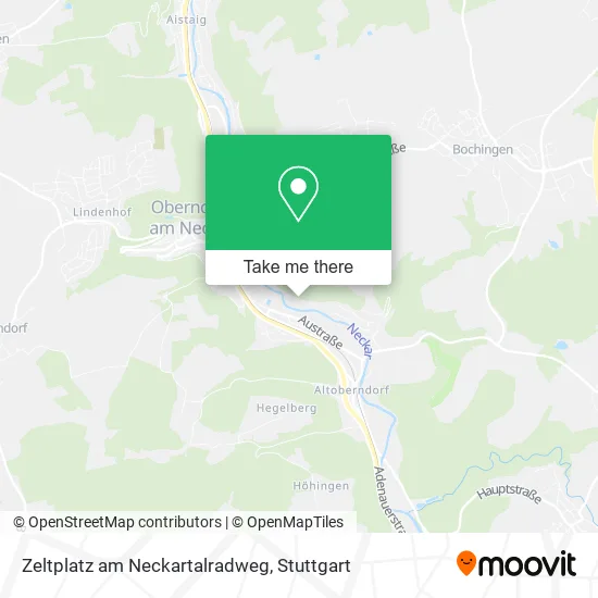 Карта Zeltplatz am Neckartalradweg
