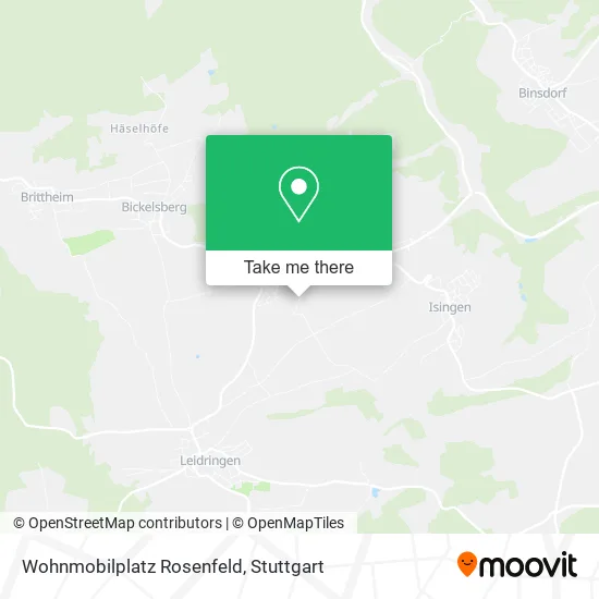 Карта Wohnmobilplatz Rosenfeld