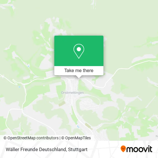 Карта Wäller Freunde Deutschland