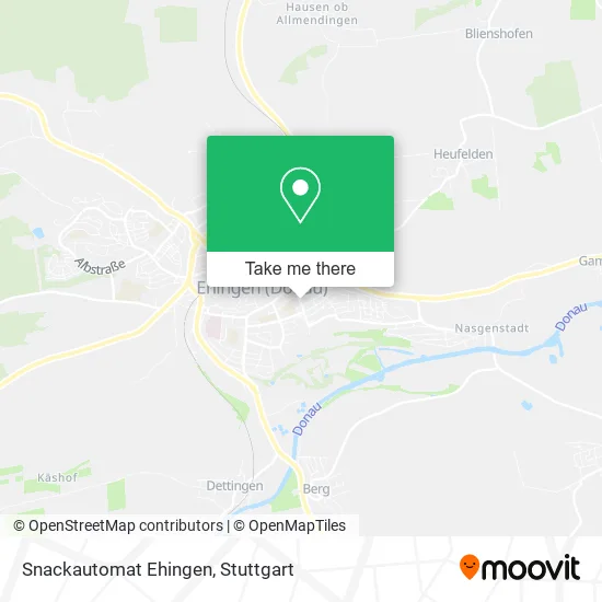 Карта Snackautomat Ehingen