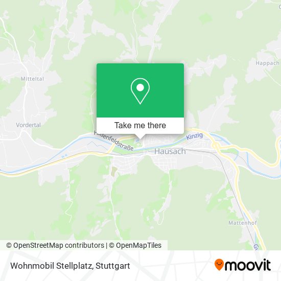 Карта Wohnmobil Stellplatz