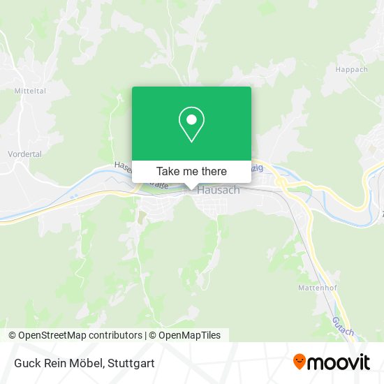 Guck Rein Möbel map