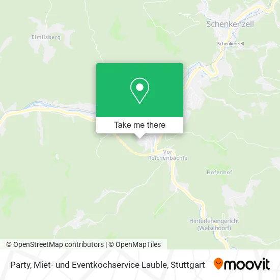 Карта Party, Miet- und Eventkochservice Lauble