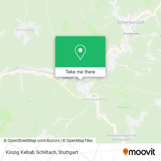Карта Kinzig Kebab Schiltach