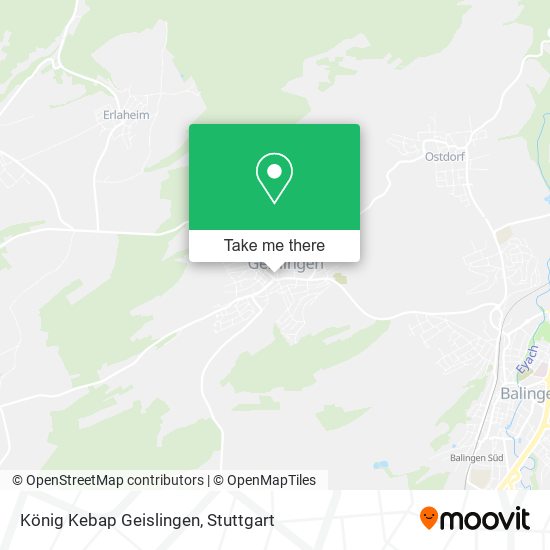 König Kebap Geislingen map