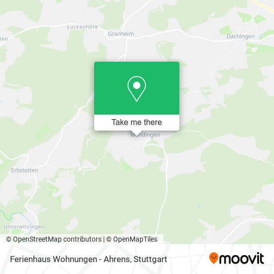 Ferienhaus Wohnungen - Ahrens map