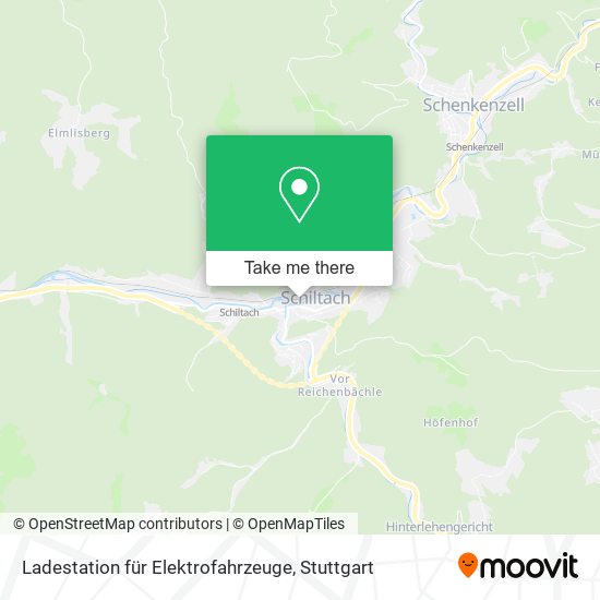 Ladestation für Elektrofahrzeuge map