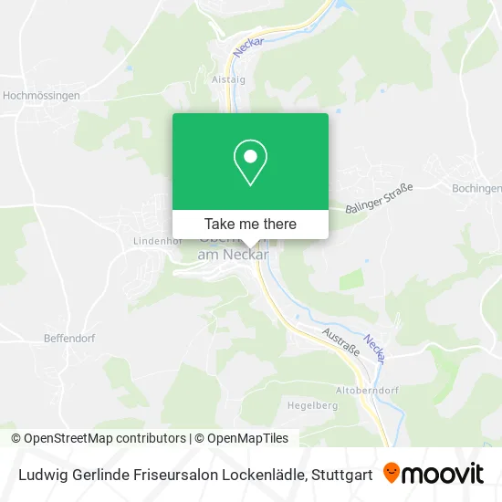 Карта Ludwig Gerlinde Friseursalon Lockenlädle