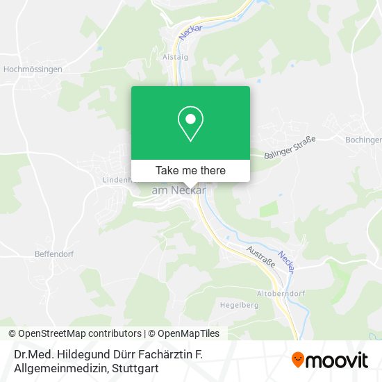 Dr.Med. Hildegund Dürr Fachärztin F. Allgemeinmedizin map