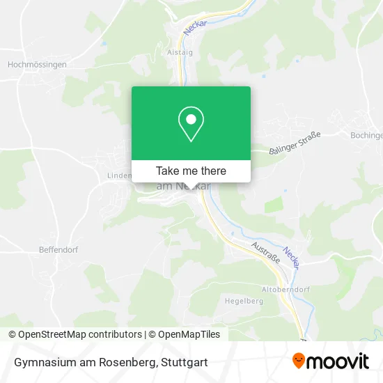 Карта Gymnasium am Rosenberg