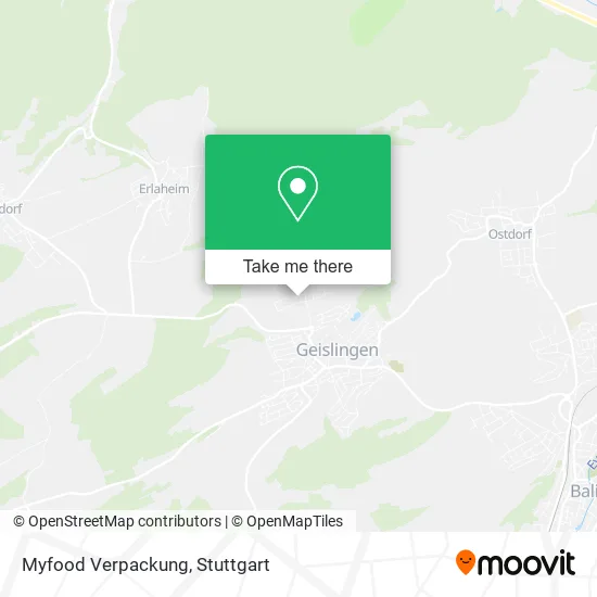 Карта Myfood Verpackung