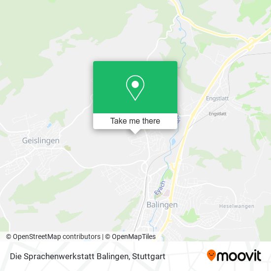Die Sprachenwerkstatt Balingen map