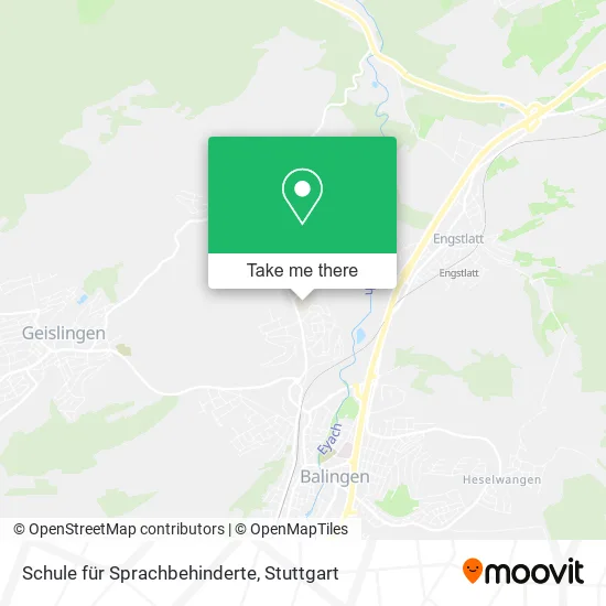 Карта Schule für Sprachbehinderte
