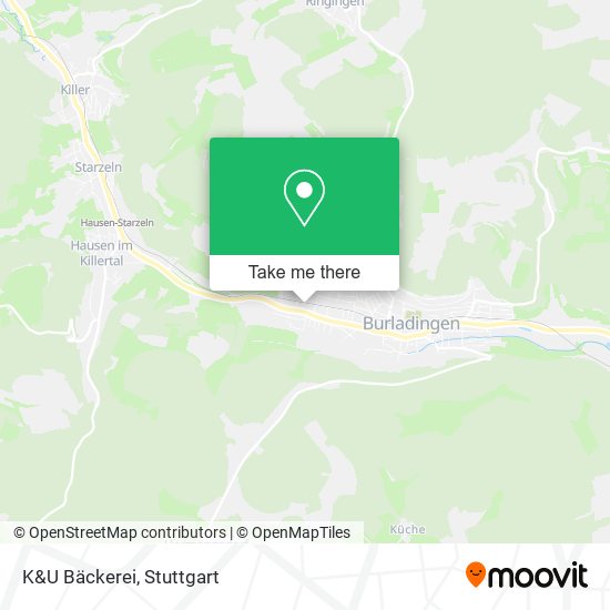 Карта K&U Bäckerei