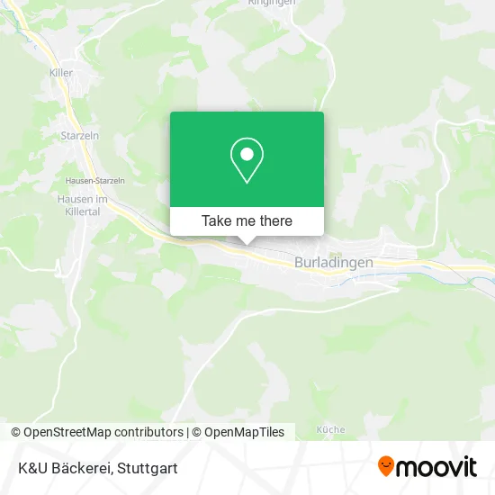 Карта K&U Bäckerei