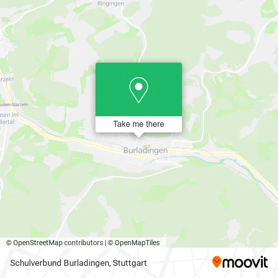 Карта Schulverbund Burladingen