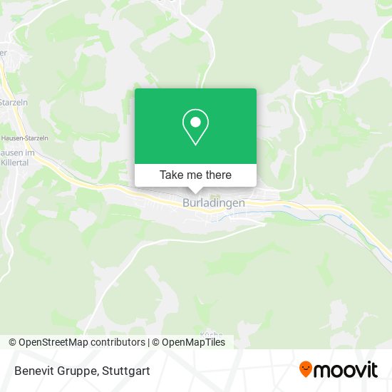 Benevit Gruppe map