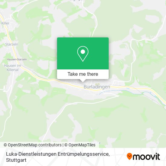 Luka-Dienstleistungen Entrümpelungsservice map
