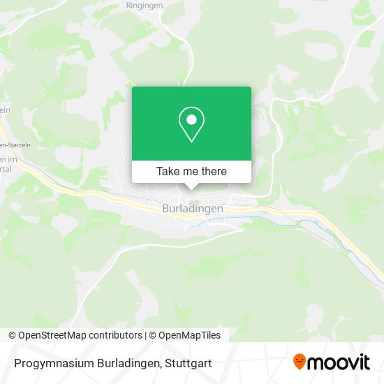Карта Progymnasium Burladingen