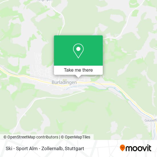 Ski - Sport Alm - Zollernalb map