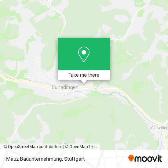 Mauz Bauunternehmung map