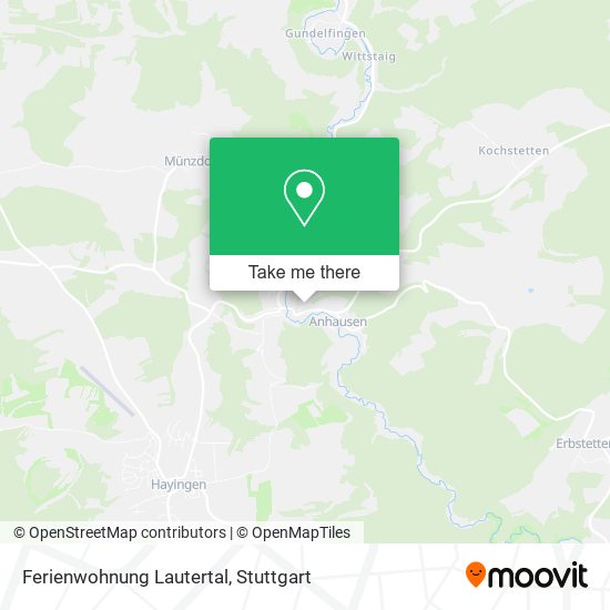 Ferienwohnung Lautertal map
