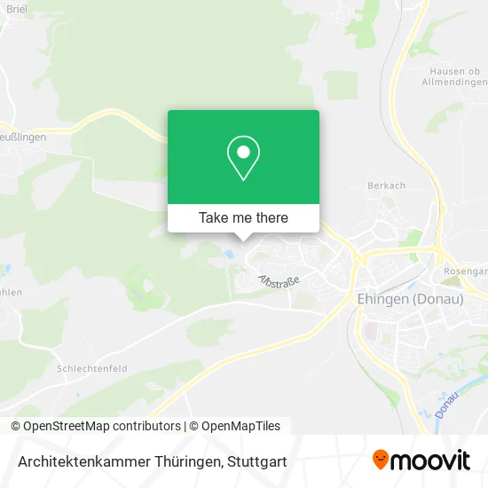 Карта Architektenkammer Thüringen