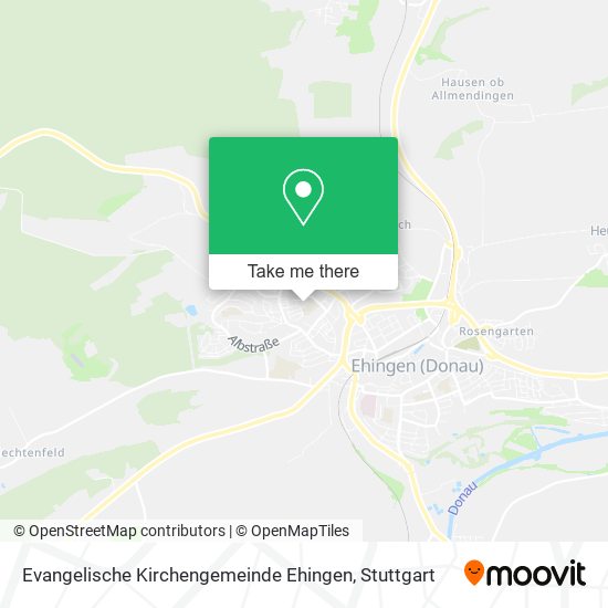 Evangelische Kirchengemeinde Ehingen map