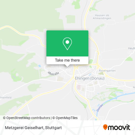Metzgerei Geiselhart map