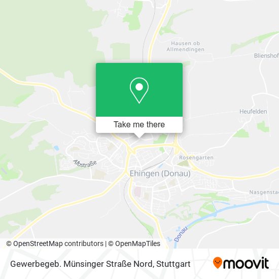 Gewerbegeb. Münsinger Straße Nord map