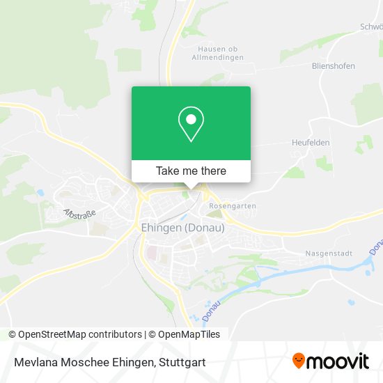 Mevlana Moschee Ehingen map