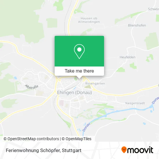 Карта Ferienwohnung Schöpfer