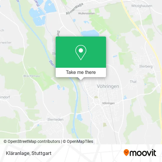 Карта Kläranlage