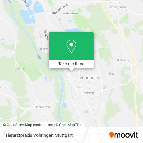 Tierarztpraxis Vöhringen map