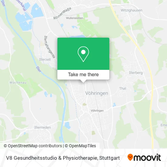 Карта V8 Gesundheitsstudio & Physiotherapie