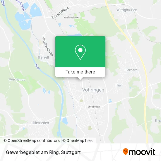 Карта Gewerbegebiet am Ring