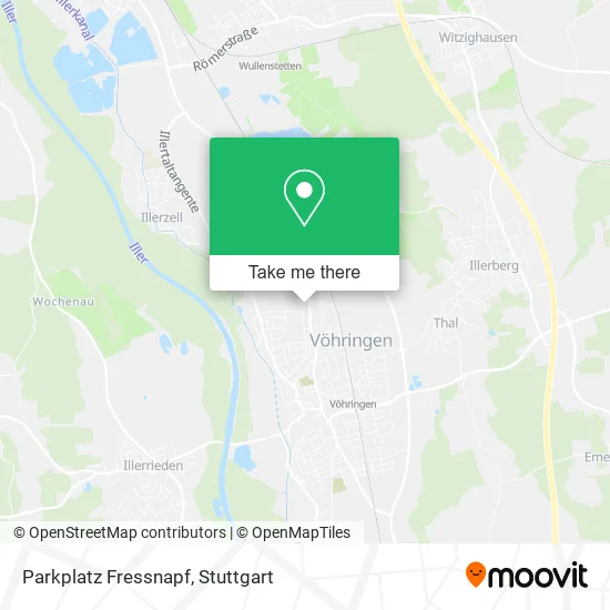 Карта Parkplatz Fressnapf