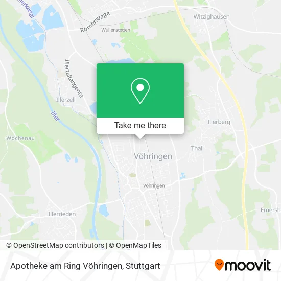 Карта Apotheke am Ring Vöhringen