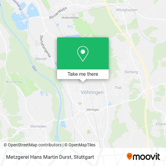 Metzgerei Hans Martin Durst map