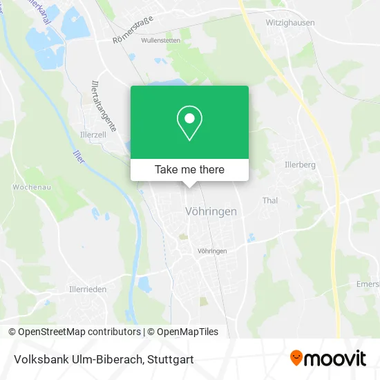 Карта Volksbank Ulm-Biberach