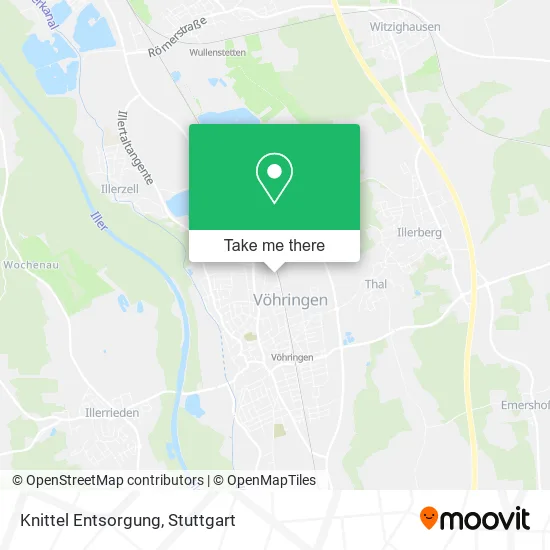 Карта Knittel Entsorgung