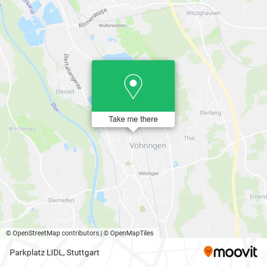 Карта Parkplatz LIDL