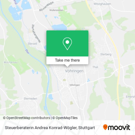Steuerberaterin Andrea Konrad-Wögler map