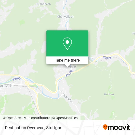 Карта Destination Overseas