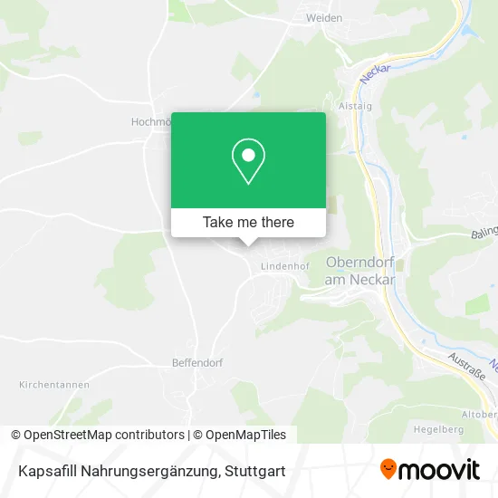 Карта Kapsafill Nahrungsergänzung