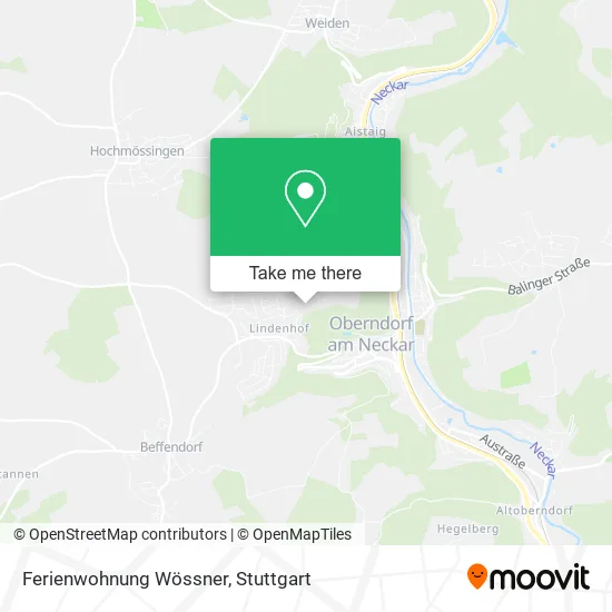 Карта Ferienwohnung Wössner