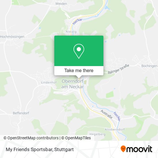 My Friends Sportsbar map
