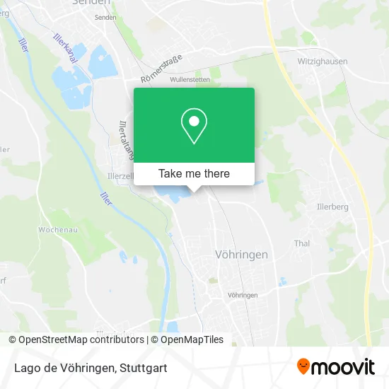 Карта Lago de Vöhringen