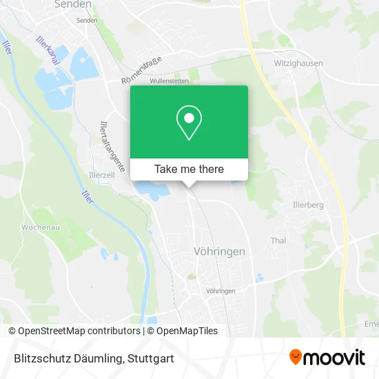 Карта Blitzschutz Däumling