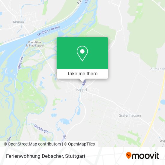 Ferienwohnung Debacher map